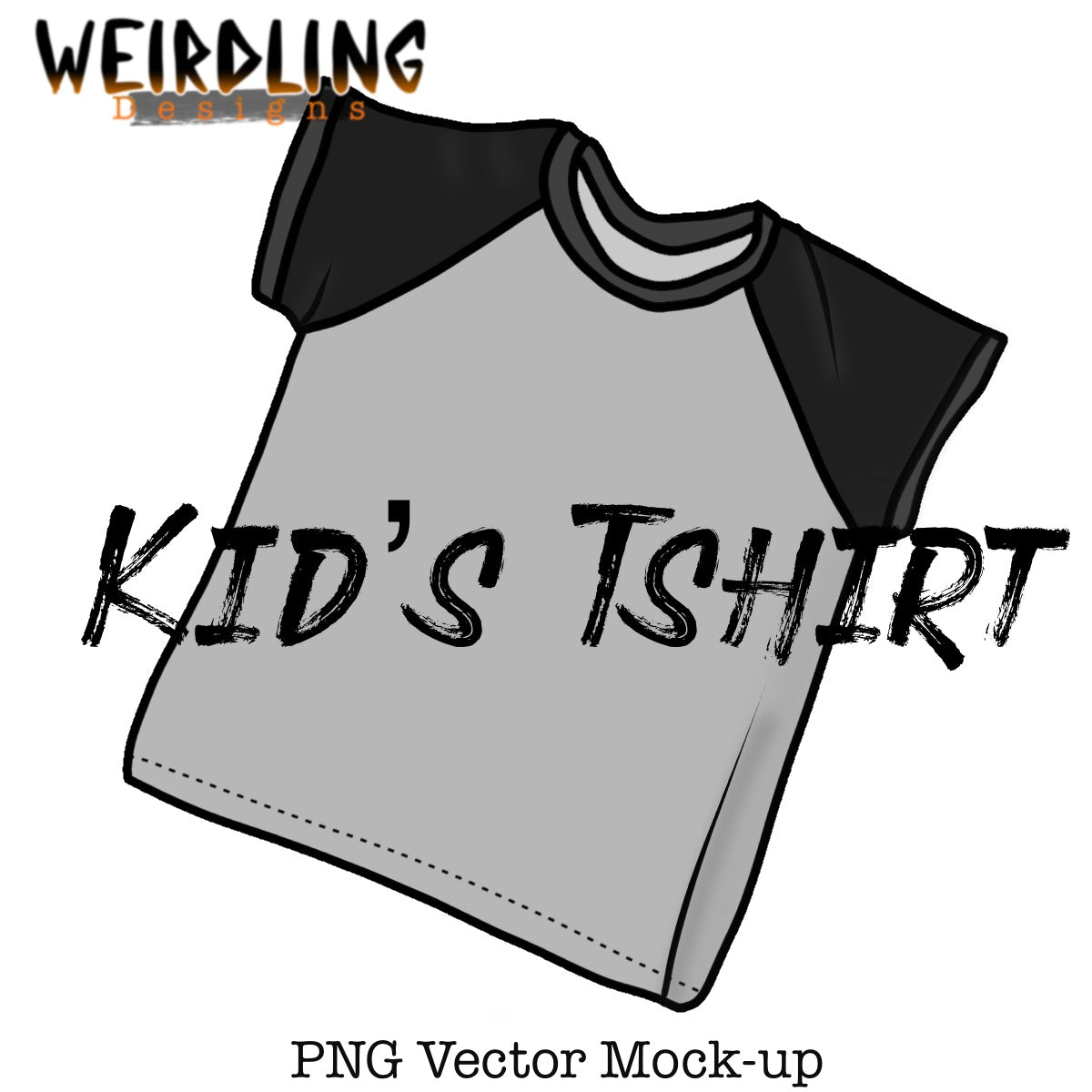 Kid’s T-shirt - Vector Mockup