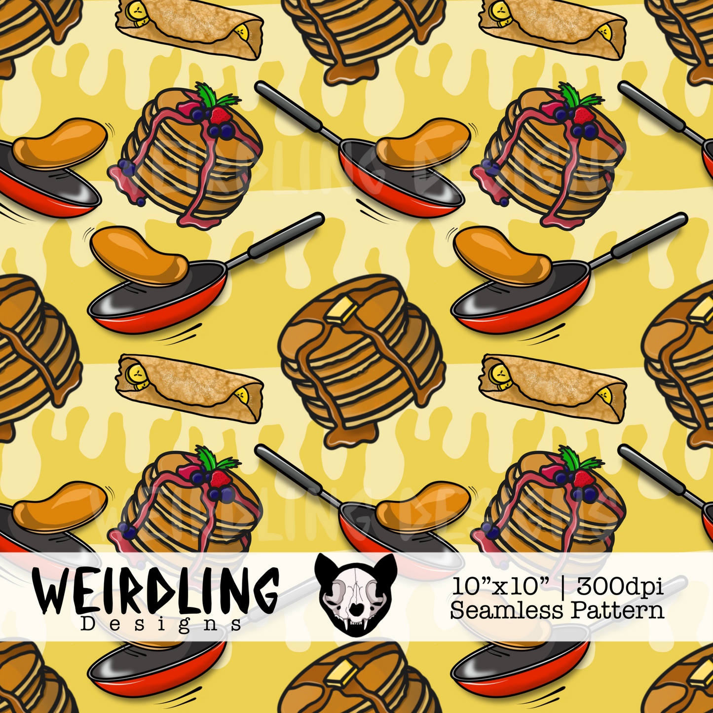 Flippin’ Awesome - Exclusive Seamless Pattern - Multiple Colourways