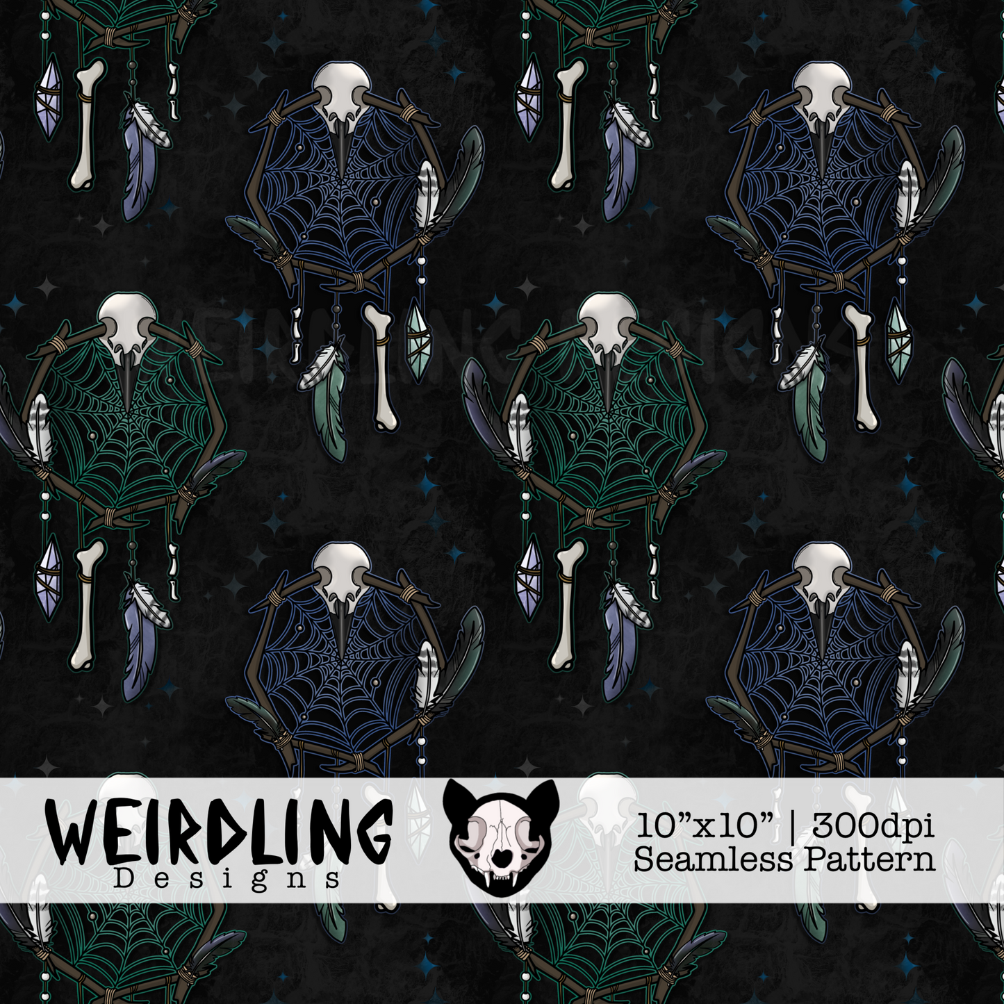 Totem - Exclusive Seamless Pattern - Multiple Colourways