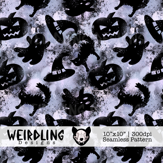 Spooky Stencils - Exclusive Seamless Pattern