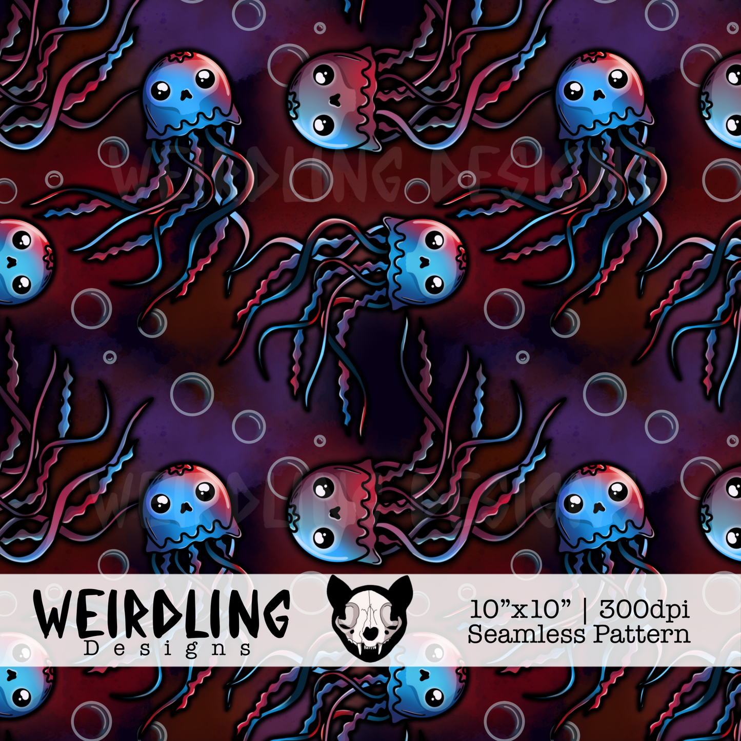 Dark Jellies - Exclusive Seamless Pattern