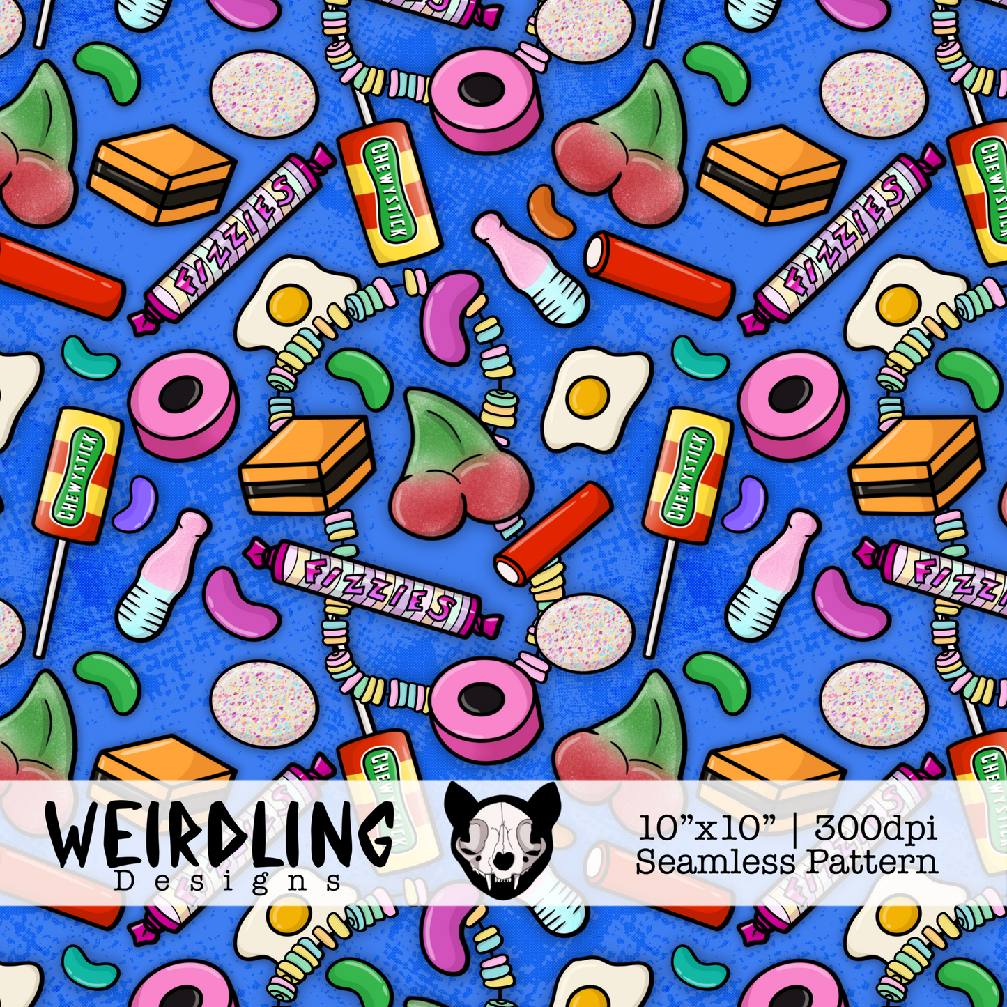 Pick n’ Mix - Exclusive Seamless Pattern - Multiple Colourways