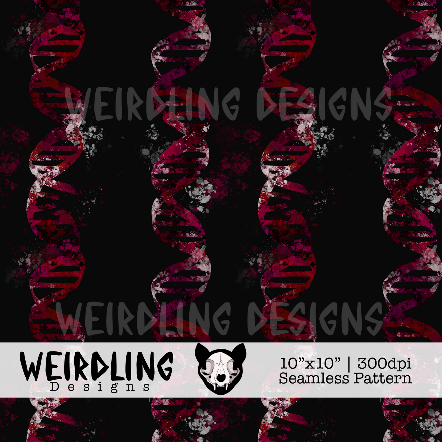 DNA Helix - Exclusive Seamless Pattern