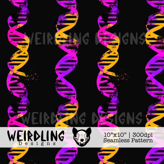 DNA Helix - Exclusive Seamless Pattern