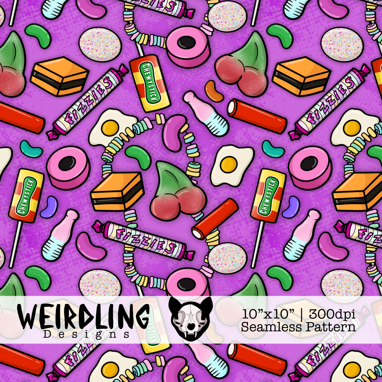 Pick n’ Mix - Exclusive Seamless Pattern - Multiple Colourways