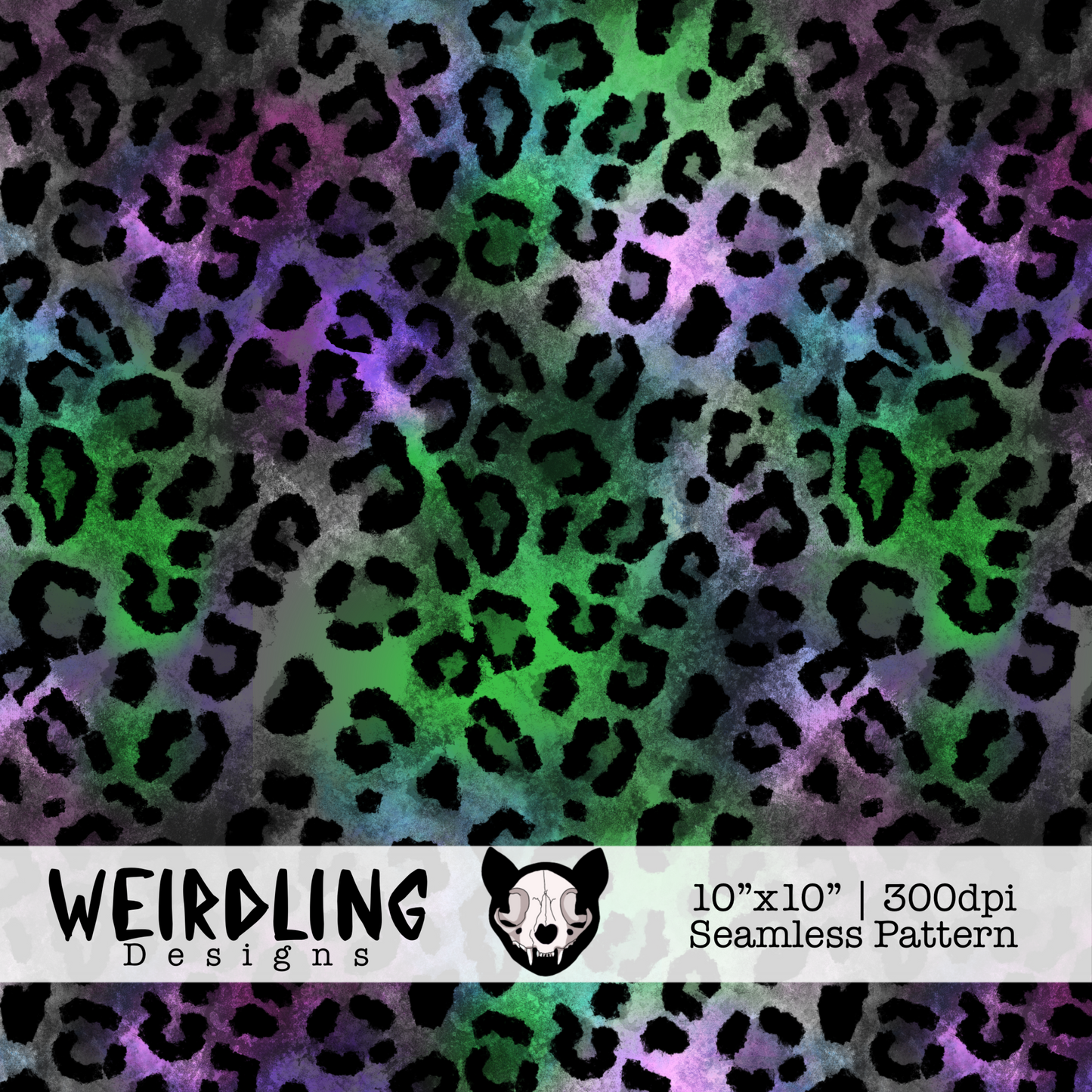 Leopard Grunge - Limited Exclusive Seamless Pattern