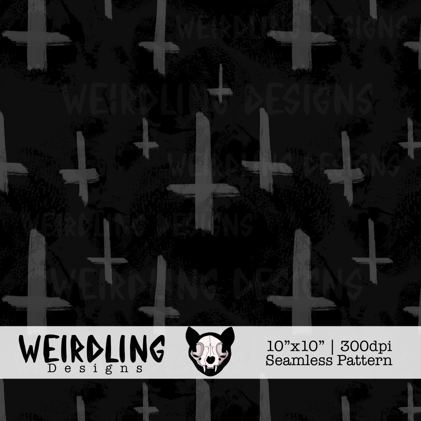 Black Metal Basics - Limited Seamless Pattern