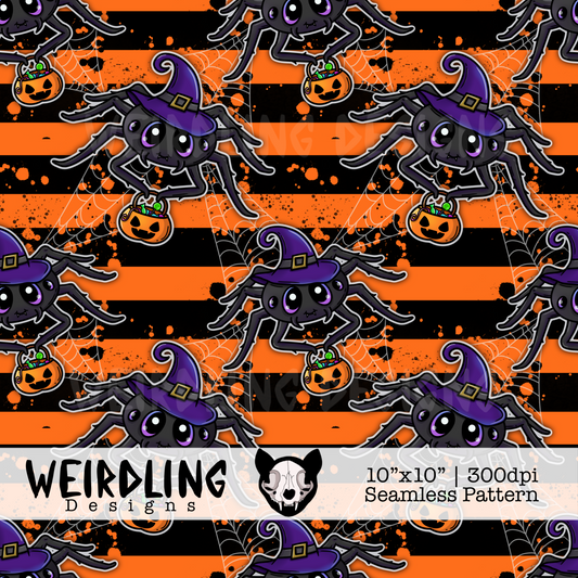 Spideyween - Exclusive Seamless Pattern