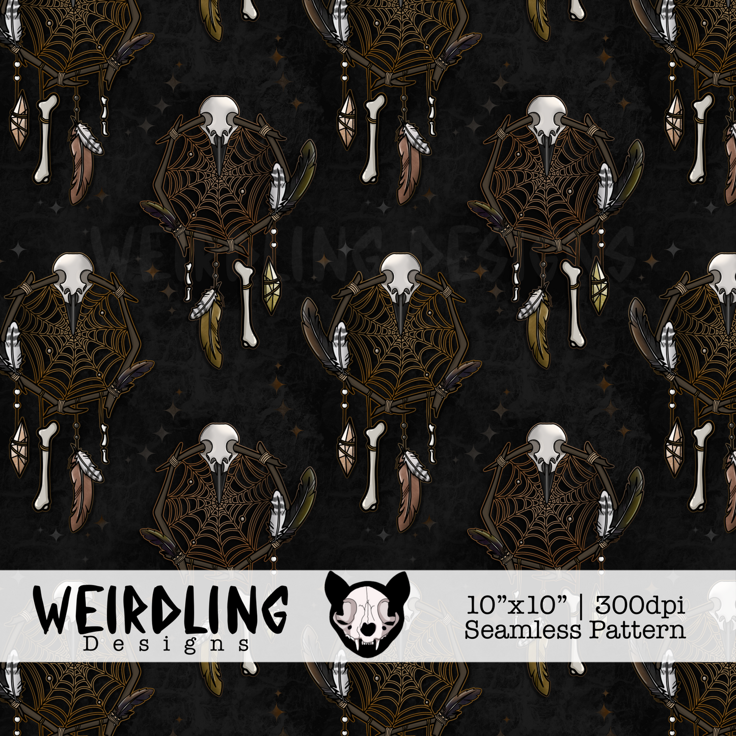 Totem - Exclusive Seamless Pattern - Multiple Colourways