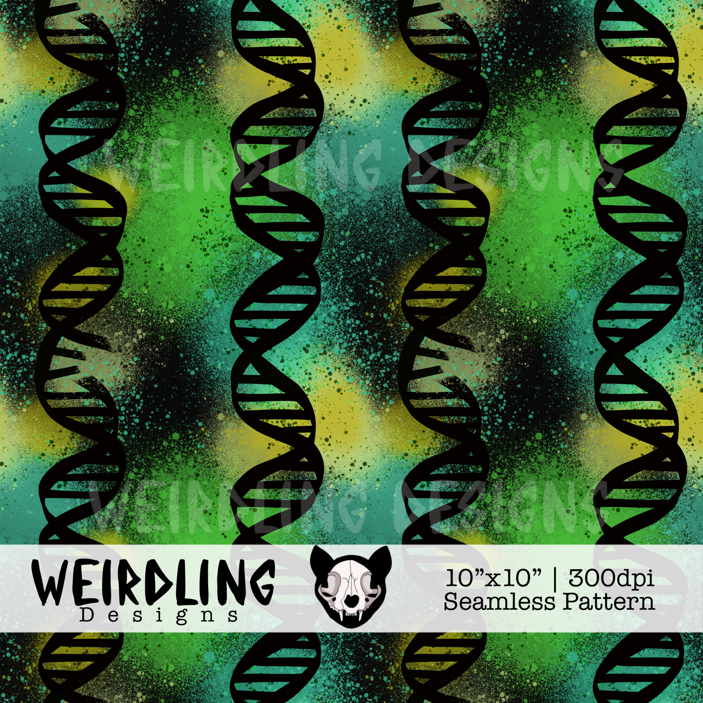 DNA Helix - Exclusive Seamless Pattern