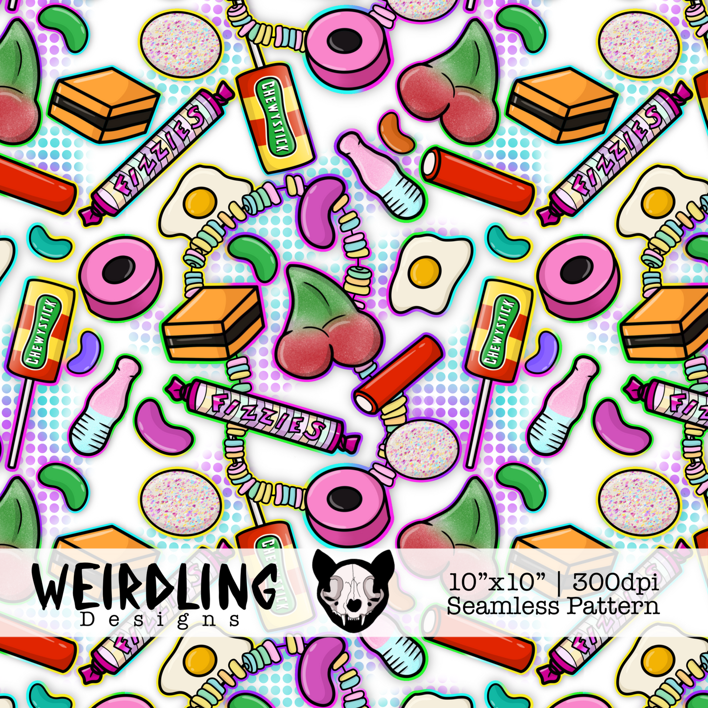 Pick n’ Mix - Exclusive Seamless Pattern - Multiple Colourways