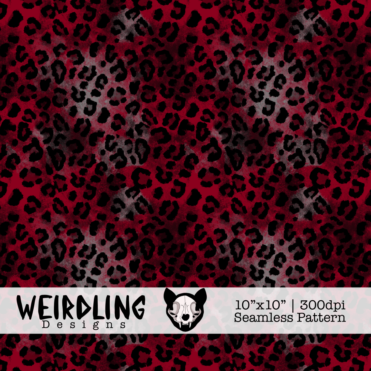 Leopard Grunge - Limited Exclusive Seamless Pattern