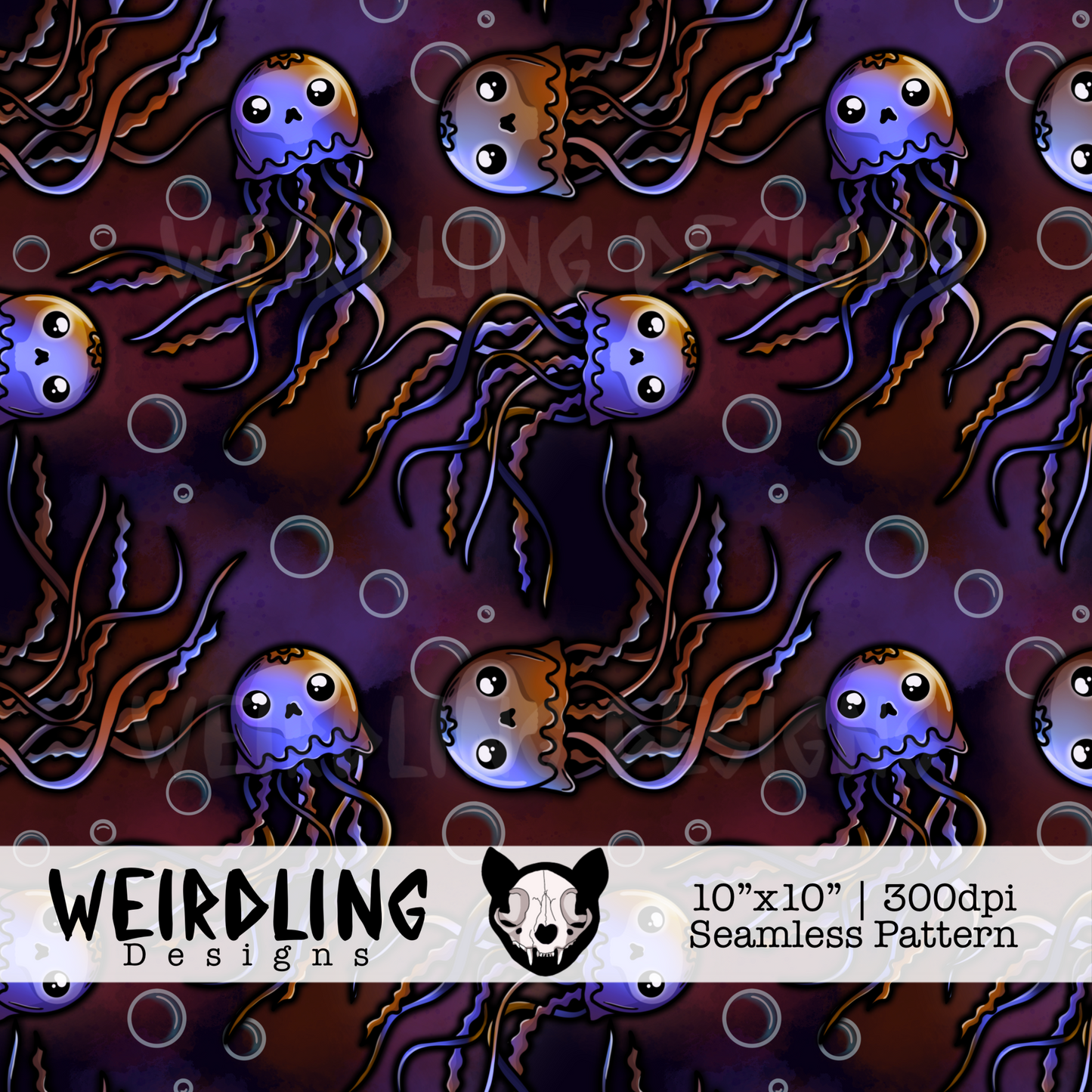 Dark Jellies - Exclusive Seamless Pattern